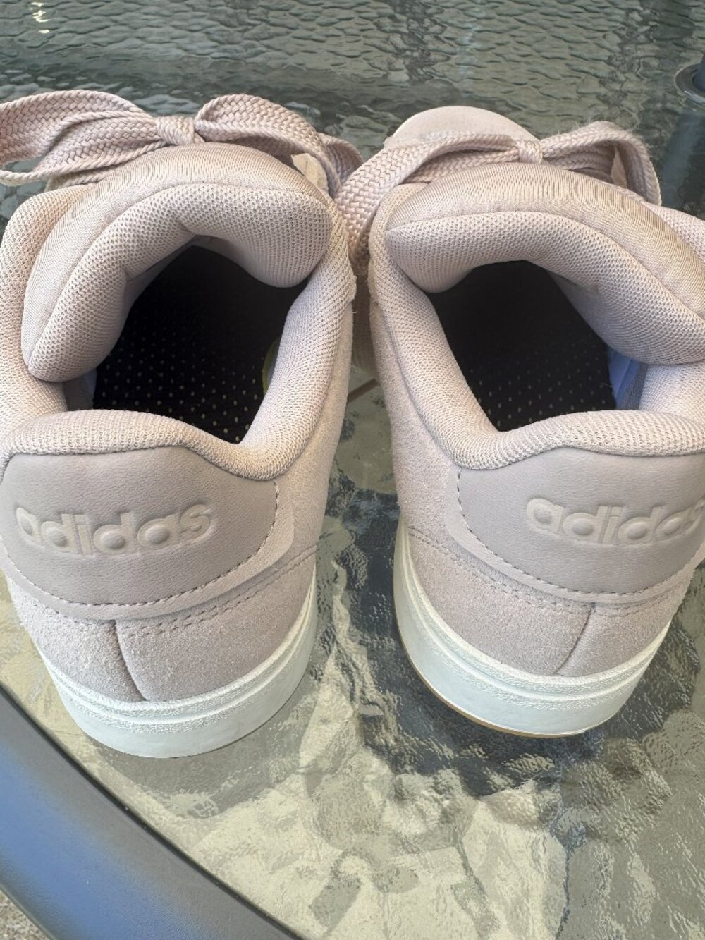 ADIDAS Blush/Muted Pink and Cream Cloudfoam Sneaker, Size US 9 Women's - Picture 5 of 7